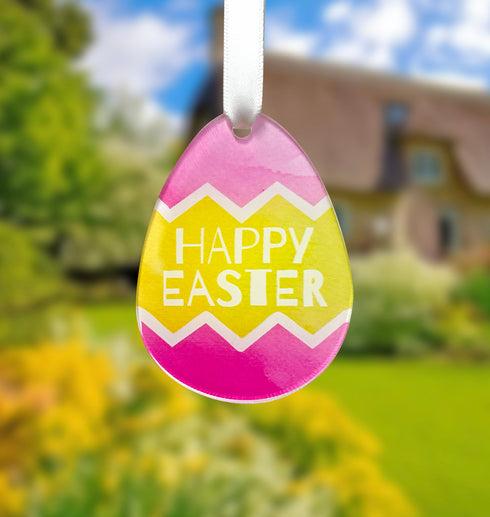 Hanging Happy Easter Egg